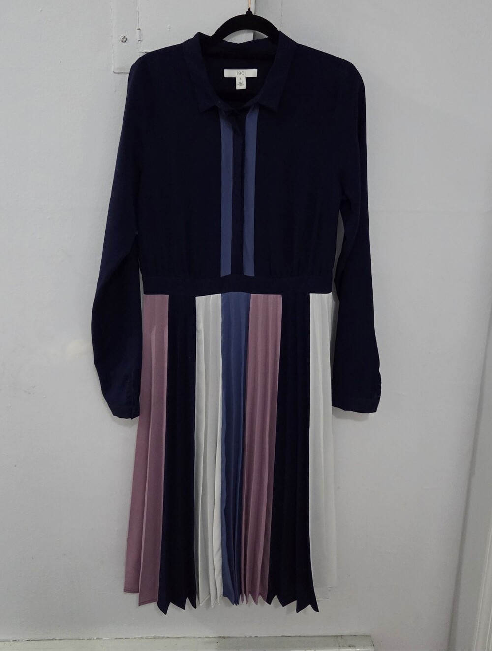 1901 Pleated Midi Dress